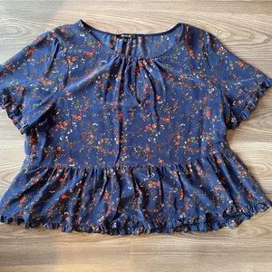 Madewell Floral Blouse